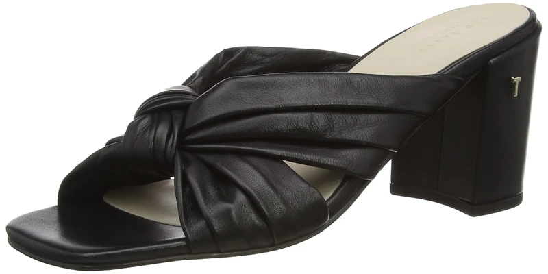 Ted Baker Women's PYFORD Heeled Sandal, Black, 3 UK