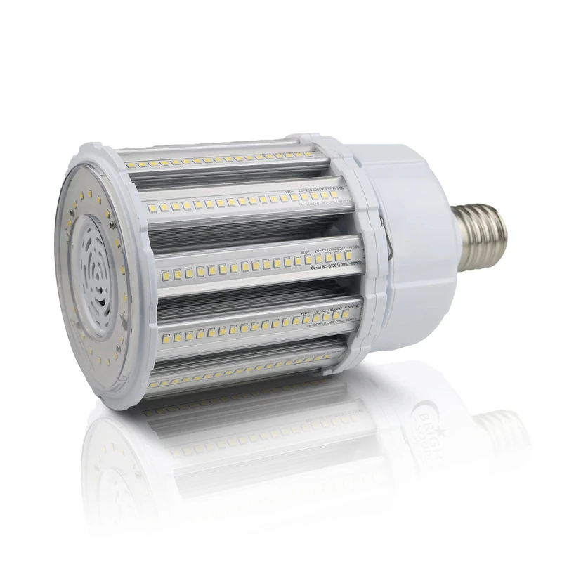 Bright Source 80w E40 LED Corn Light Bulb 4000k Cool White (10,800 Lumen) 140 Lumens Per Watt, 360° Beam Angle, Replaces Metal Halide/Son/HID/HPS for Parking, Stadiums, Warehouse & Factory…