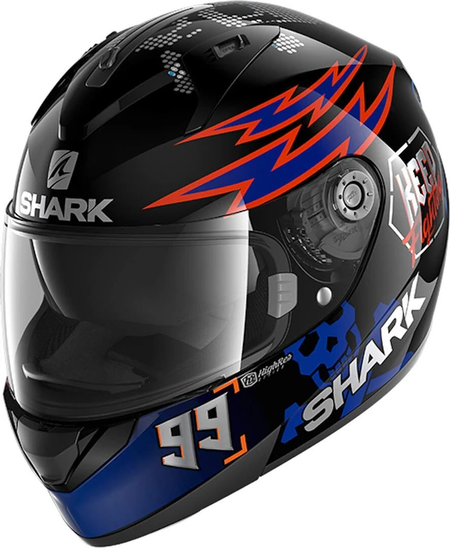 SHARK, Catalan Bad Boy KBO Motorcycle Helmet XL