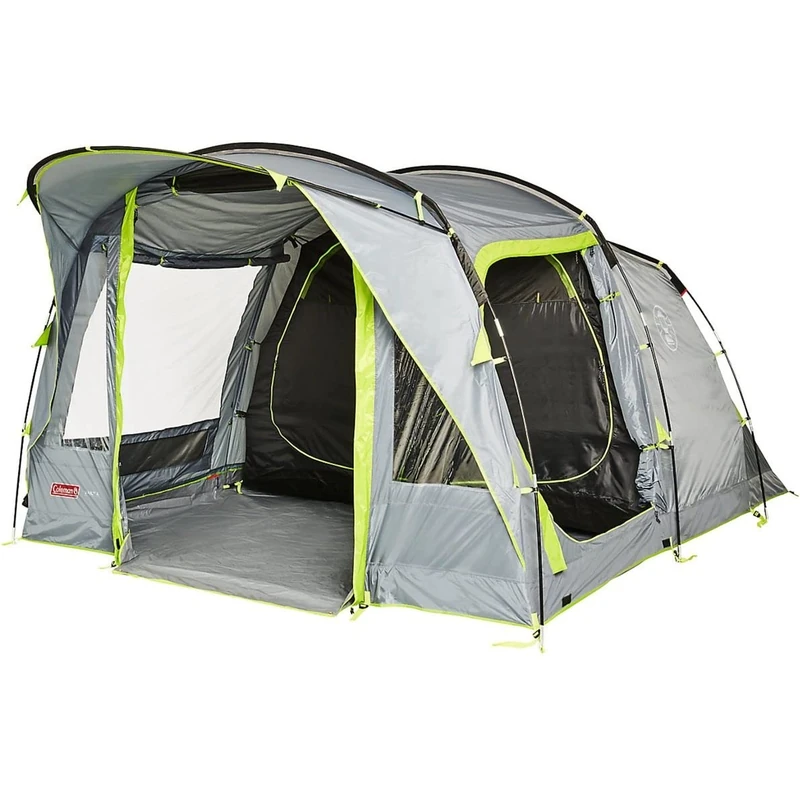 Coleman Tent Vail 4 | Family tent for 4 persons | large 4 man camping tent with 2 extra-large sleeping compartments and vestibule | quick to set up | waterproof HH 4,000 mm