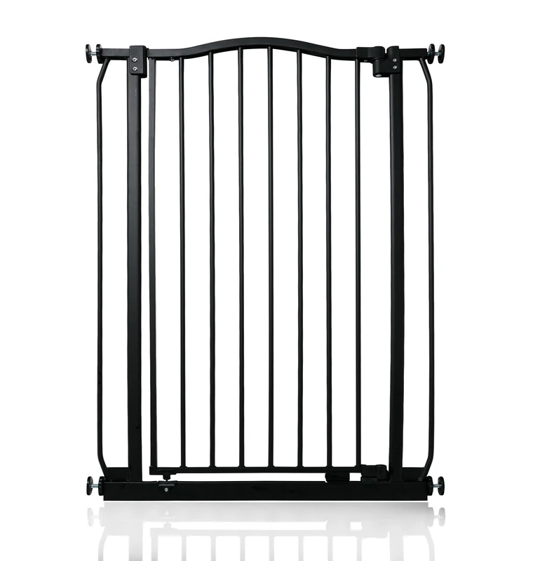 Safetots Extra Tall Curved Top Safety Gate - 100cm Matt Black