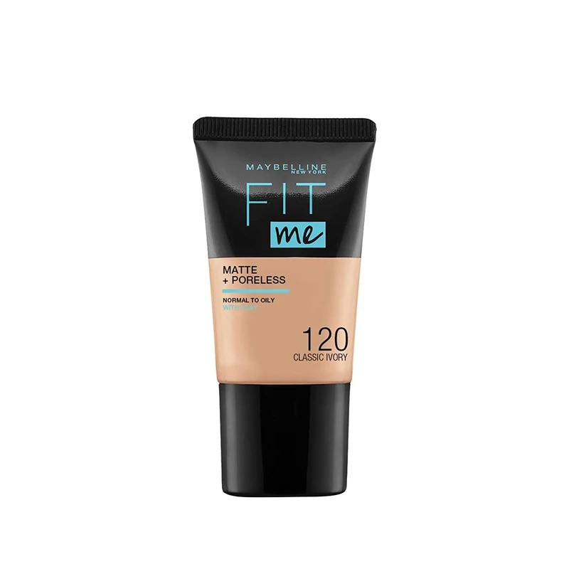 Maybelline Fit Me Matte + Poreless Foundation - 120 Classic Ivory - 18 ml