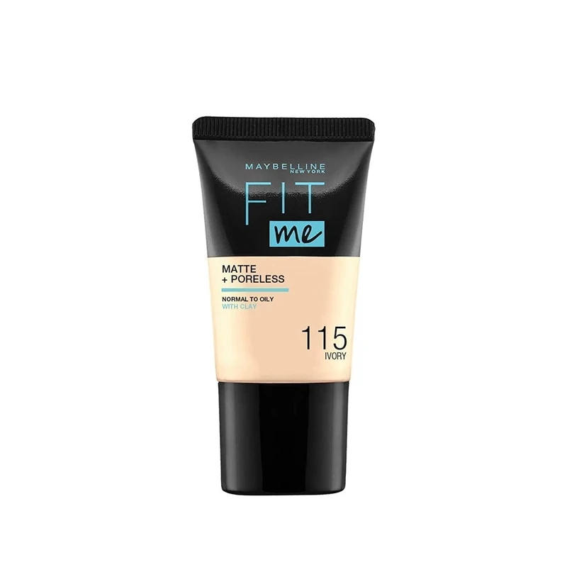 Maybelline Fit Me Matte & Poreless Liquid Foundation - Ivory 115, 18 ml