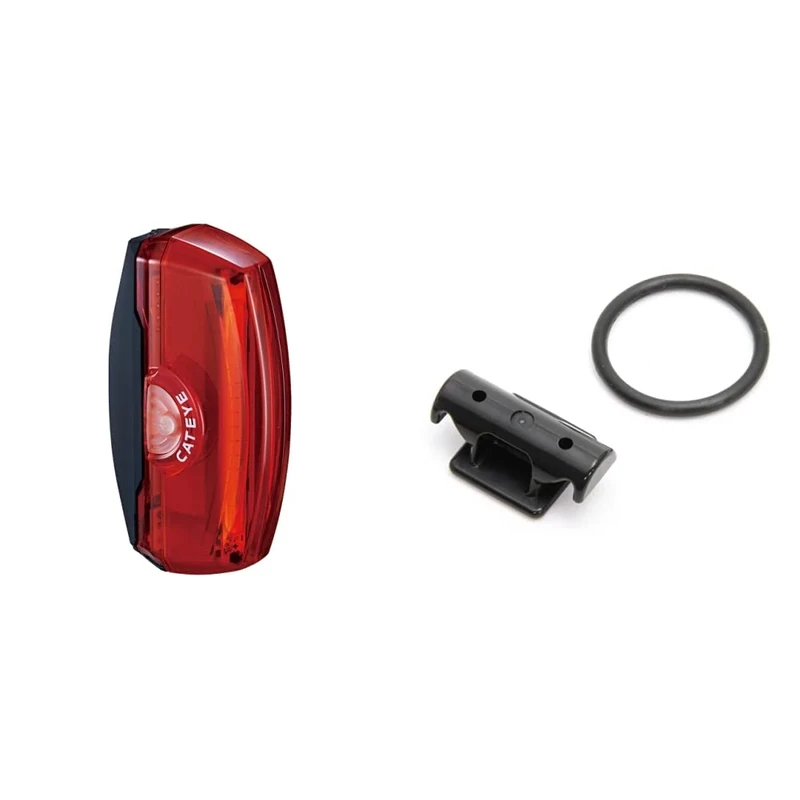 CatEye Rapid X3 Rear Lights and Reflectors, Cycling - Black, NO SIZE & Rapid X/X2 Spacer for Flex Attach 534-2470 Cycling Lights and Reflectors - Black