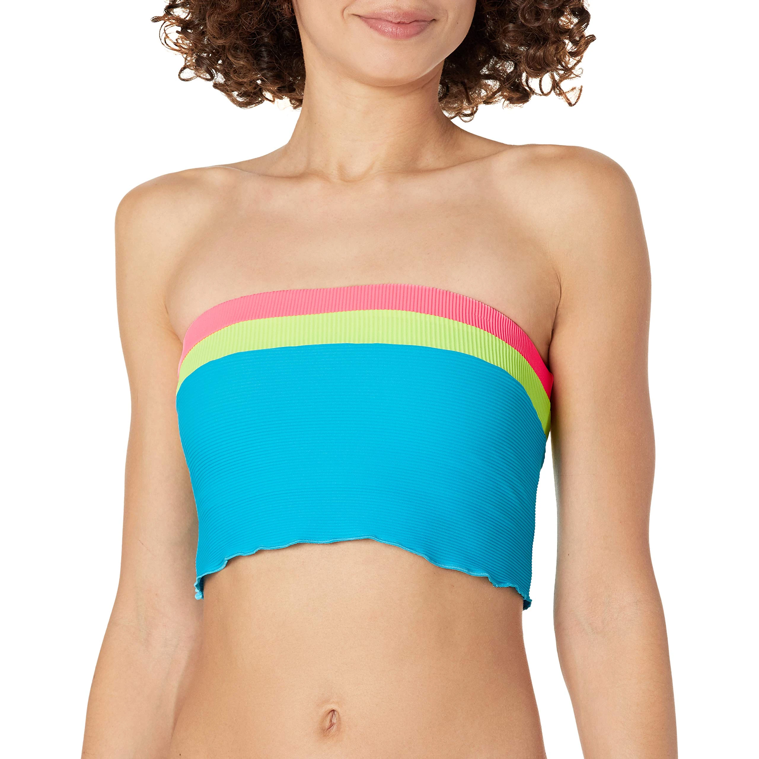 Body Glove Women's Sunrise Tube Bikini Top Swimsuit - blue - X-Small