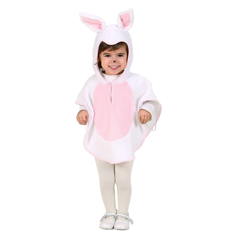 Widmann 60200 Children's Plush Rabbit Costume Poncho - 110 cm