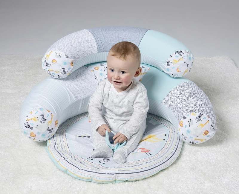 BABYZEE Safari Sit Me Up, Baby nest and sit up Support
