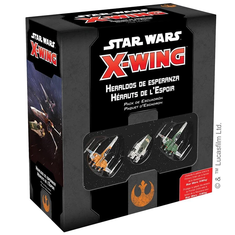 Fantasy Flight Games Atomic Mass Games, Star Wars X-Wing - Herals of Hope, Miniatures Game in Spanish - Image 1