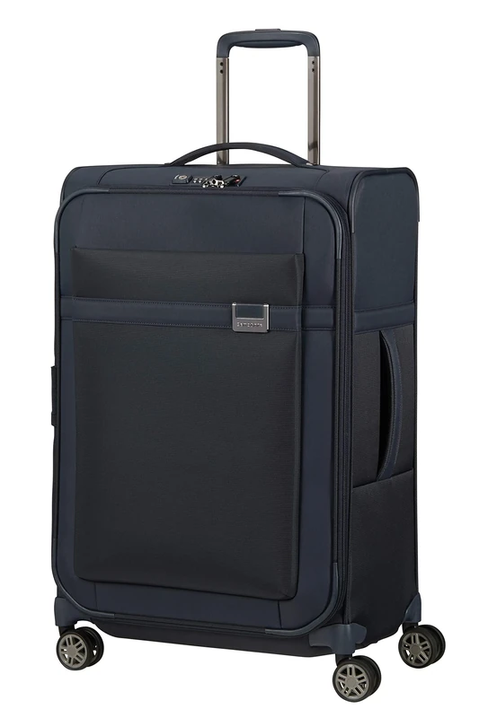 Samsonite Airea - Spinner M Expandable, Suitcase, 67 cm, 73.5/81.5 l, Blue (Dark Blue)