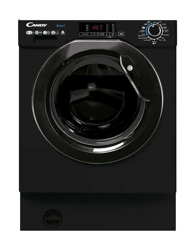 CANDY CBD 495D1WBBE-80 Integrated Washer Dryer, 9&5kg, 1400 rpm Black, One Size