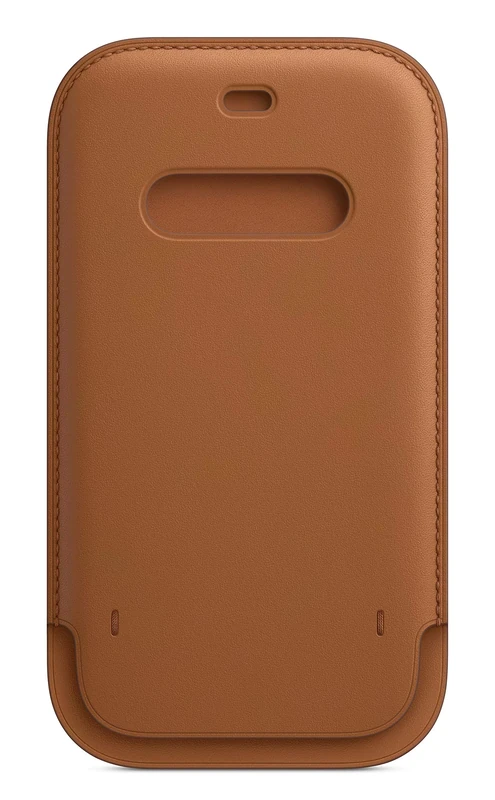 iPhone 12 | 12 Pro Leather Sleeve with MagSafe - Saddle Brown