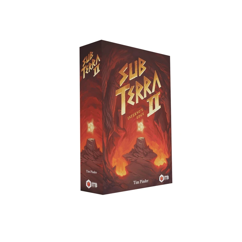 Inside The Box | Sub Terra II: Inferno's Edge | Board Game | Ages 14+ | 1-6 Players | 60 Minutes Playing Time