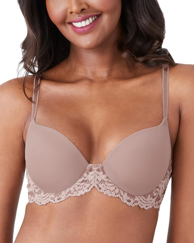 Wacoal Women's Instant Icon Contour Bra T-Shirt, Cafe Au Lait, 32C - Image 1