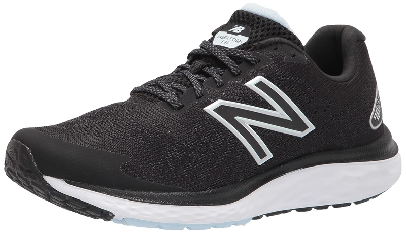 New Balance Women's 680v7 Road Running Shoe, Black, 4.5 UK