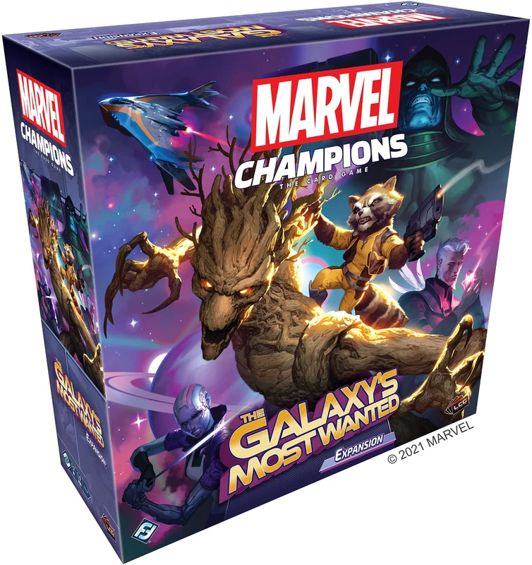 Fantasy Flight Games Marvel Champions: The Galaxy's Most Wanted Expansion, Mixed Colour, 4 Expansion