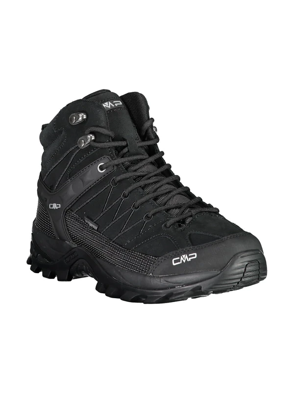 CMP Rigel Mid Trekking Shoes Wp Nero-Nero UK 10.5