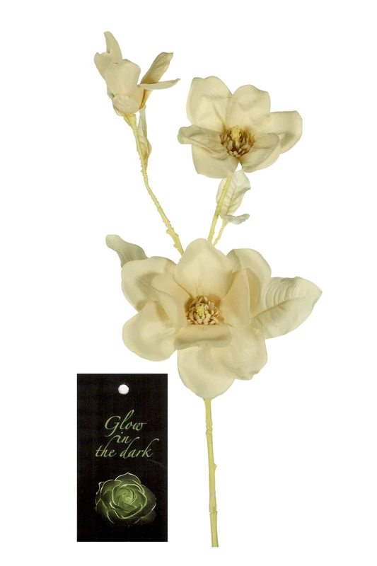 Express Flor -12 Artificial Magnolia with Shimmer Effect in the Dark (8435461501582) - Image 1