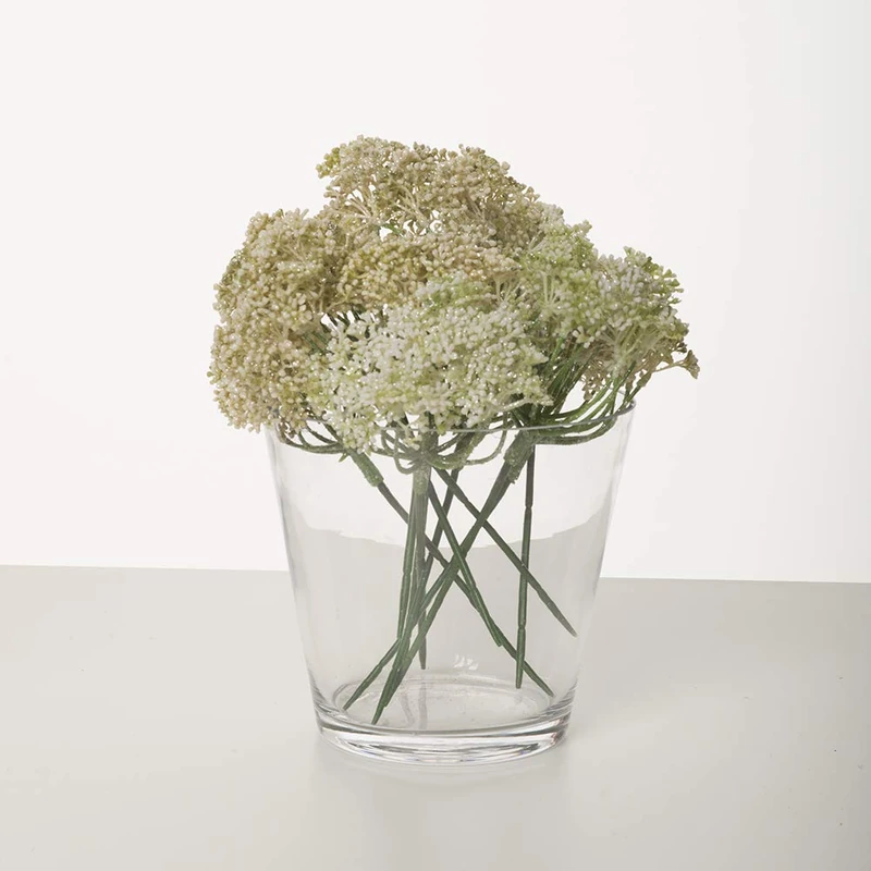 Express Flor Artificial Branches, Green and White, 28cm - Image 1