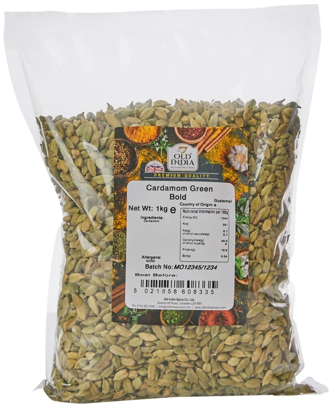 Old India Cardamom Green Bold 1kg