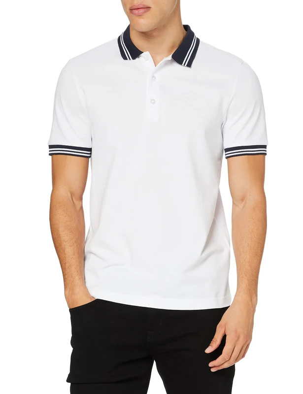 Farah Men's Stanton Polo Shirt, White, S UK