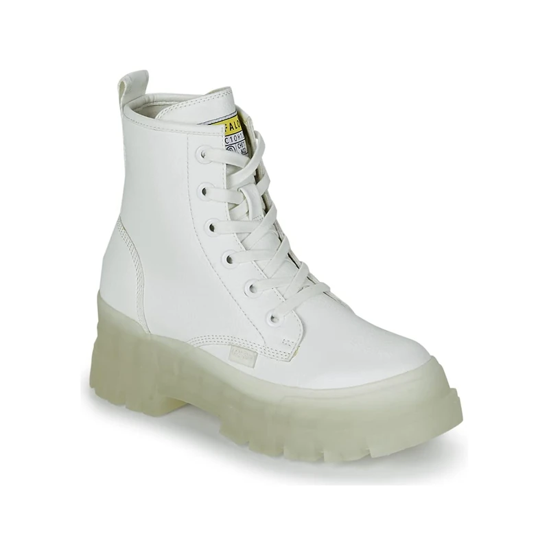 Buffalo Women's Aspha Rld Half Length Boots, White, 6.5 UK