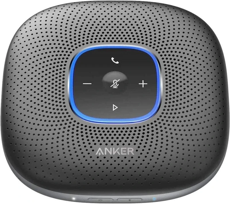 Anker Soundcore PowerConf A3301G11 USB Conference Speaker, Audio 2.0 (3.5 mm Jack), USB-C, Black, One Size