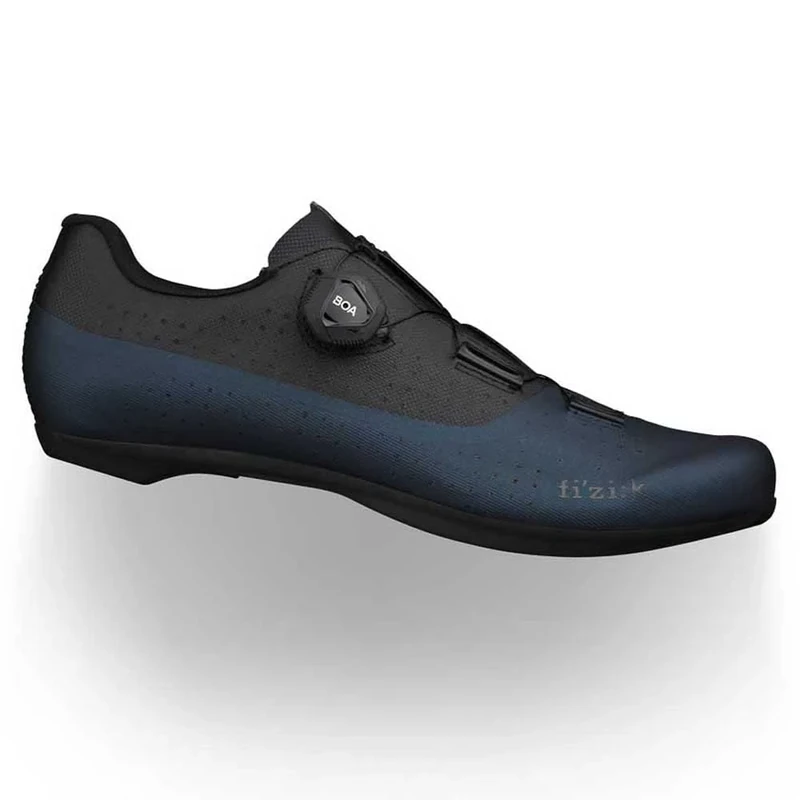 Fizik R4 Tempo Overcurve Clip-in Cycling Shoes, Blue/Black, Size 41.5 EU