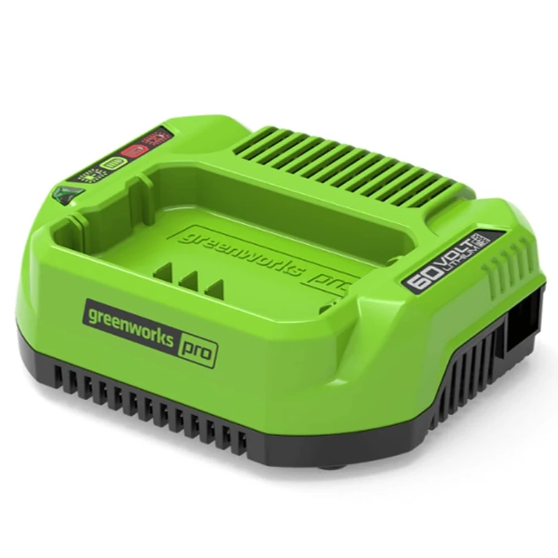 Greenworks Battery Charger G60UC (Li-Ion 60V 120W/2A Output suitable for all batteries of the 60V Greenworks series)