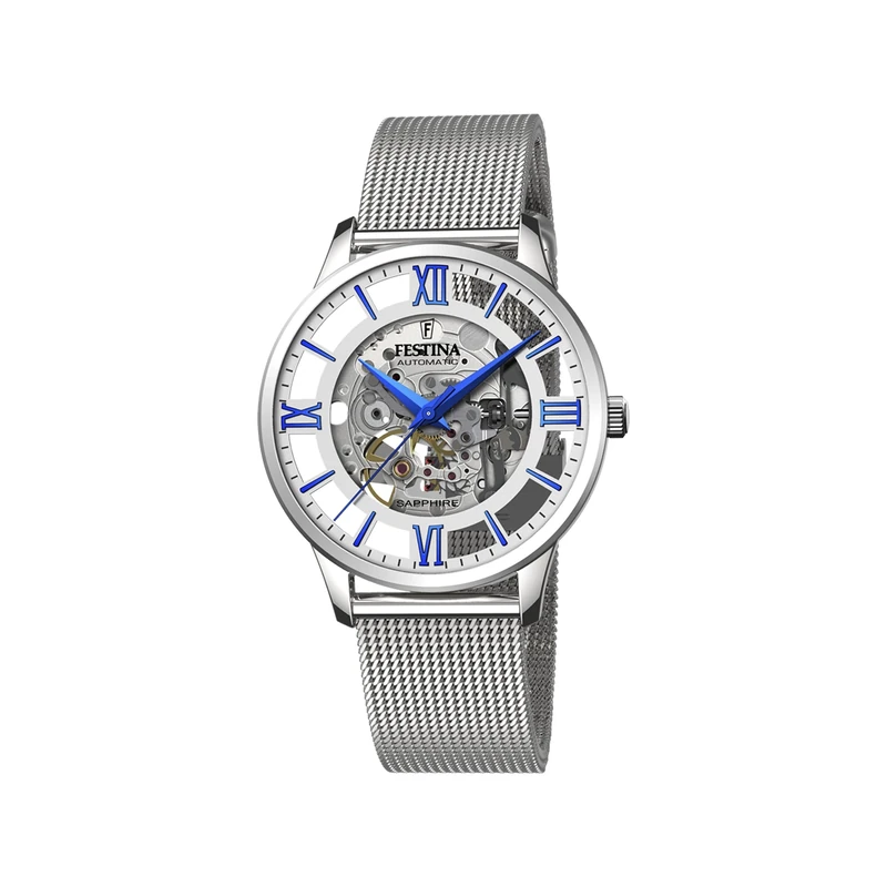Festina Men's F20534/1 Auto Watch - 41mm Dial, 50m Water Resistant - Image 1