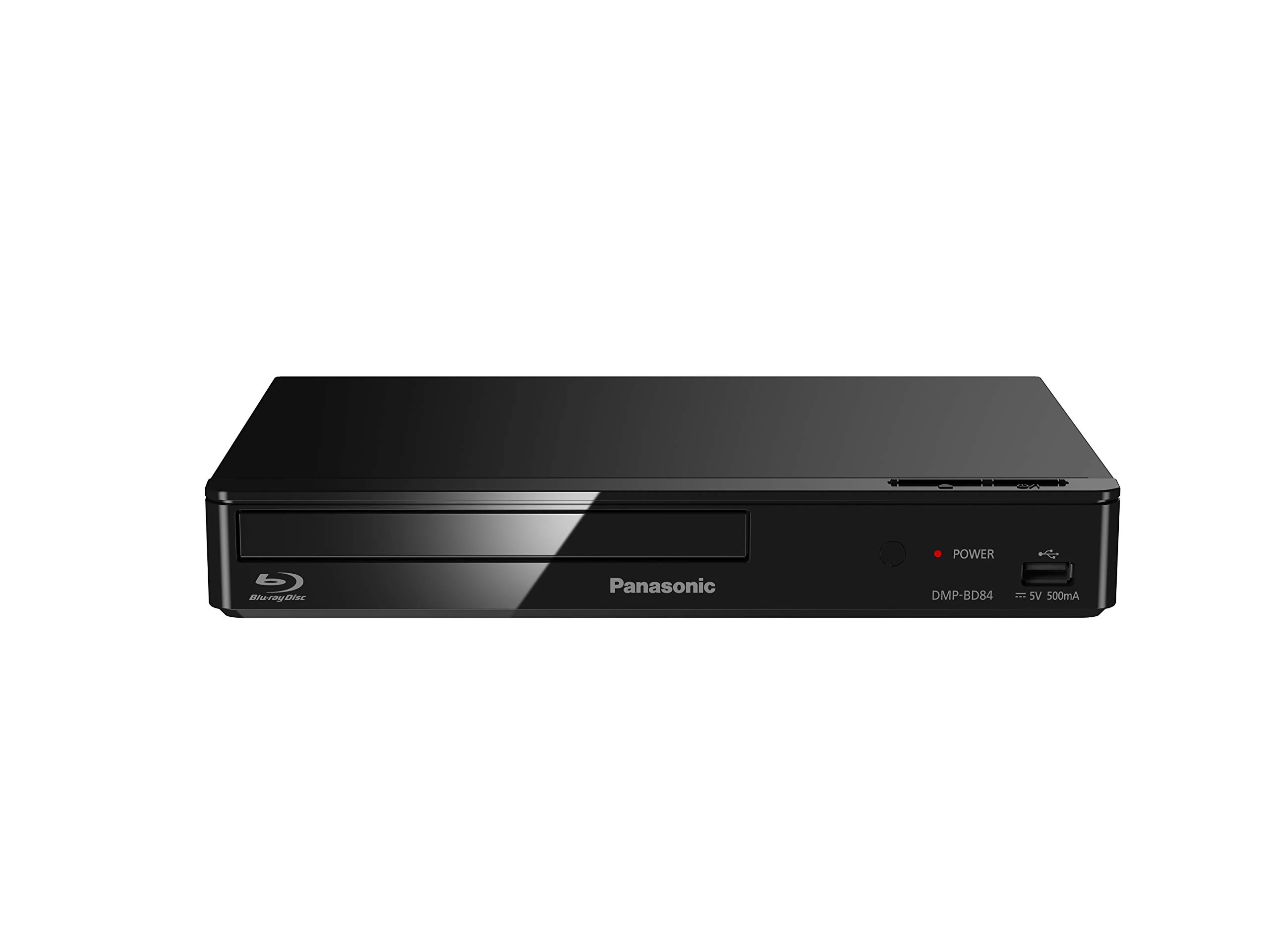 Panasonic DMP-BD84EB-K Smart Network 2D Blu-ray Disc/DVD Player - Black (Renewed)