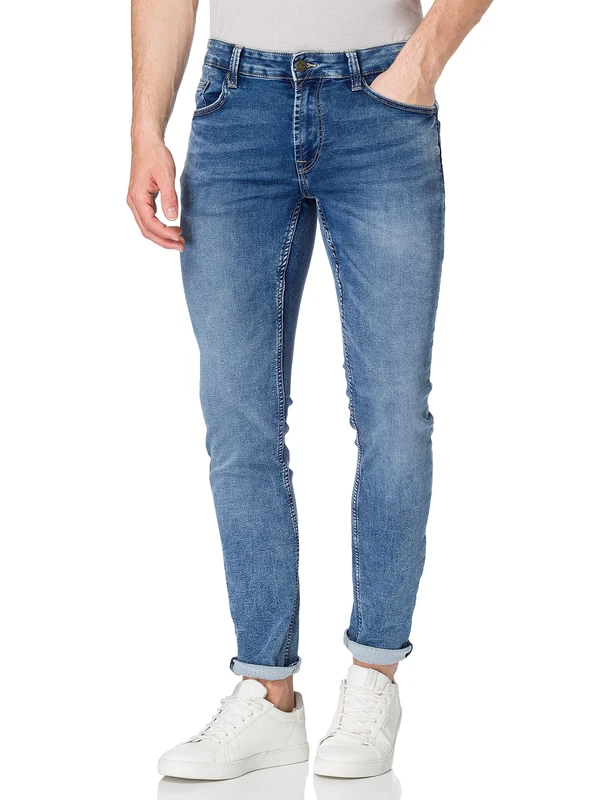 Only & Sons Mens Onsloom Life Slim Blue Jog Pk 8653 Noos Trouser, Blue Denim, 32W / 30L UK