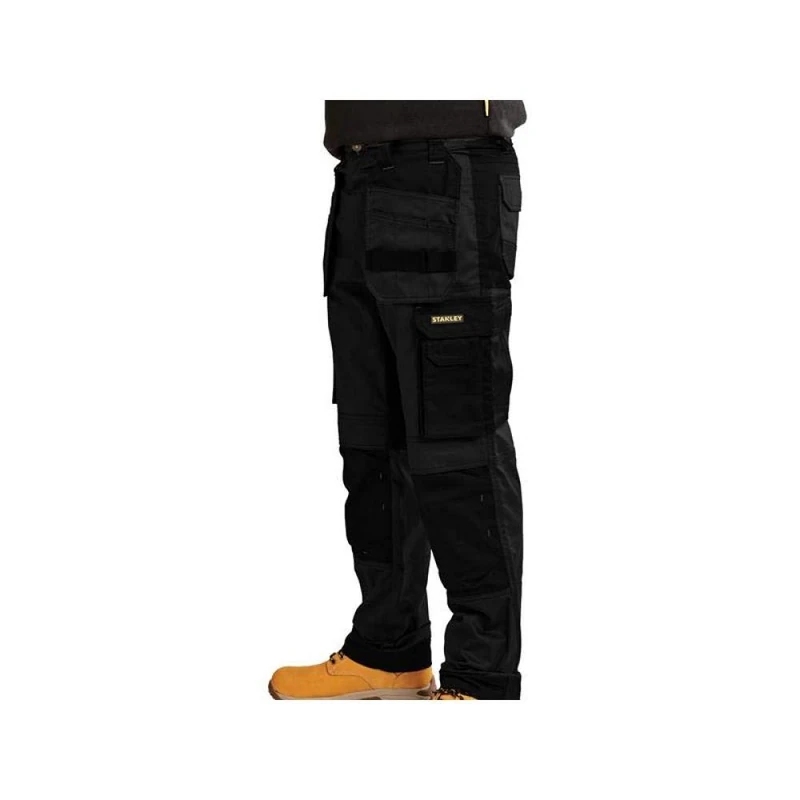 Stanley Clothing Omaha Slim Fit Holster Trousers Black/Grey Waist 36in Leg 29in - Image 1