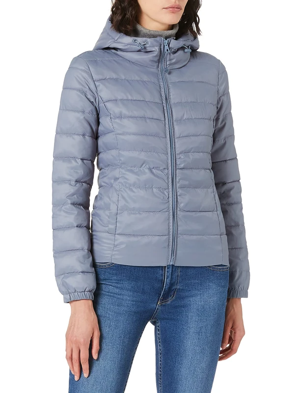 ONLY Women's Onltahoe OTW Noos Hood Jacket, Blue Mirage, XL