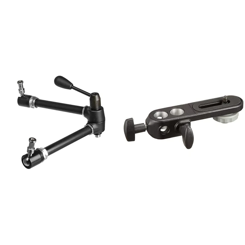 Manfrotto Magic Arm & 143BKT Camera/Umbrella Bracket, Black