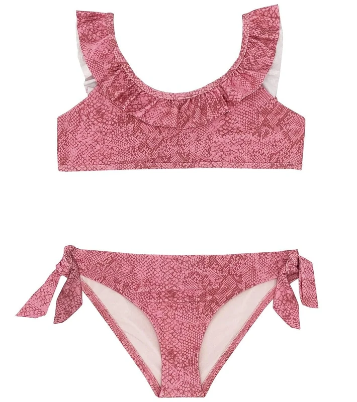 Splendid Girls' Bikini, Pink, 8 - Image 1