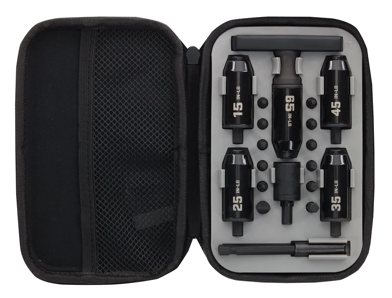 Wheeler F.A.T. Stix with 12 Screwdriver Bits, 5 Torque Limiters, and Storage Case for Firearm Building and Maintenance - Image 1