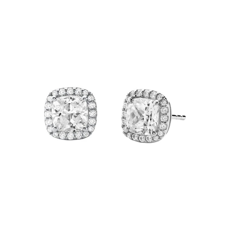Michael Kors Brilliance - Earrings in 925 Silver with Transparent Zirconia, One Size MKC1405AN040