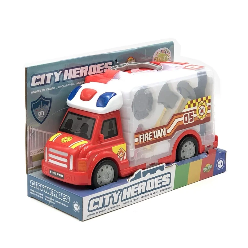 Tachan 766T00378 Fire Engine with Tool Set CPA