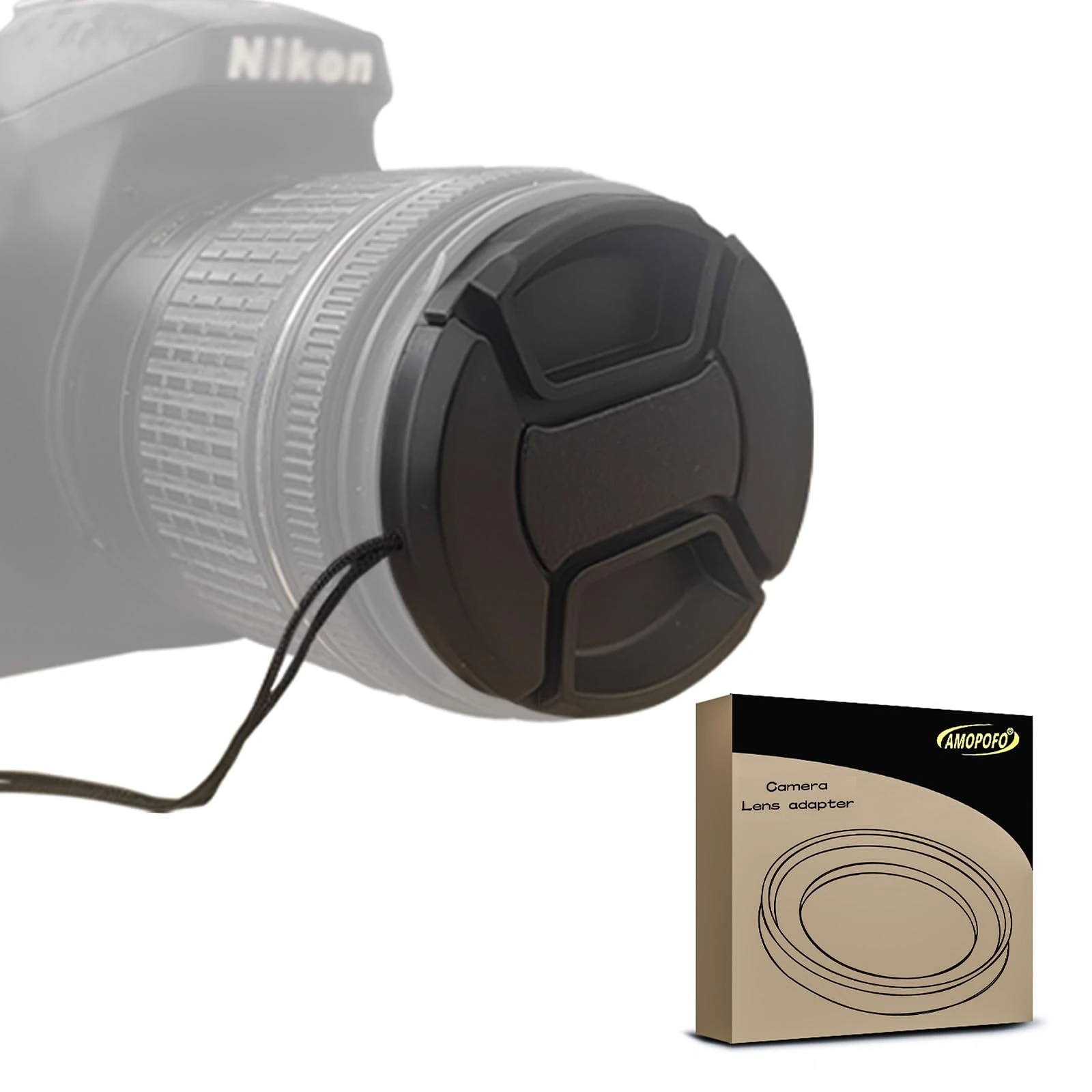 86mm Lens Cap Center Snap on Lens Cap Suitable Suitable &for Nikon/for Canon/for Sony etc,86mm Camera lens cap,Compatible with All Brands Any Lenses Ø86mm with Camera.