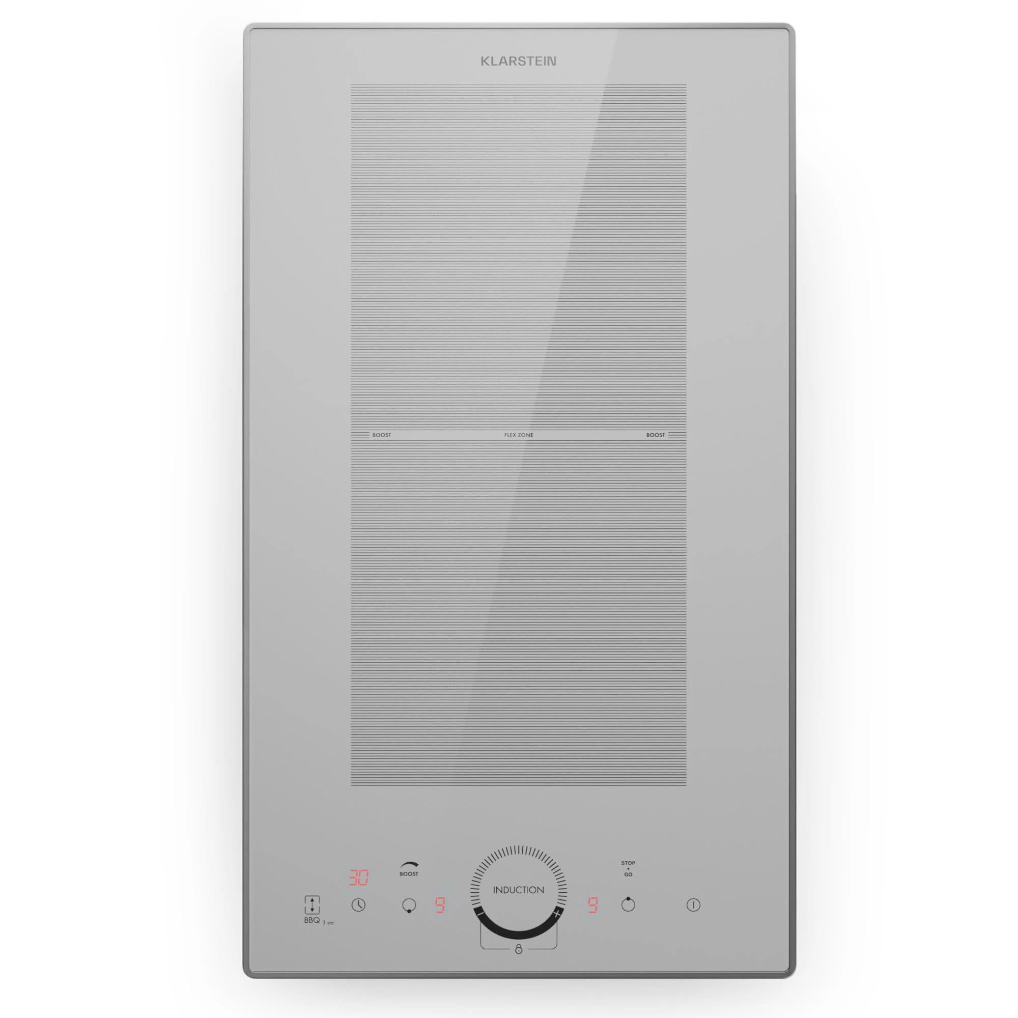 Klarstein Induction Hob, 3500W Cooker, 2 Ring Pan, Built-In Table Top Cookers w/ 2 Hobs, Touch Control, Cooktops, Electric Hot Plates for Cooking