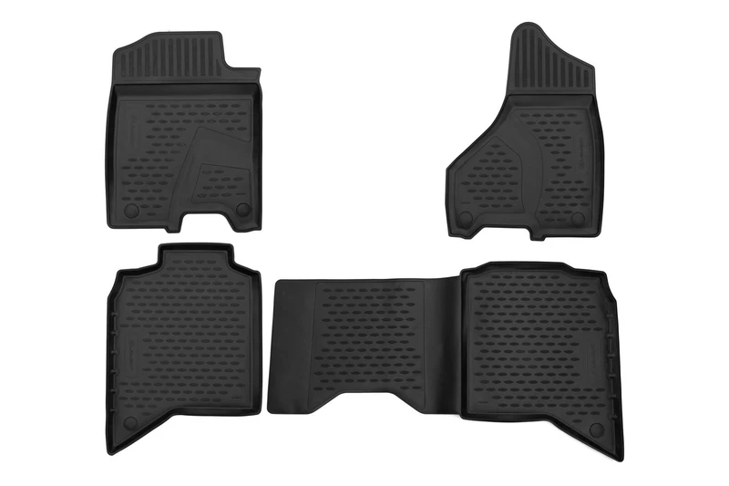 Rubber mats for Dodge Ram 2500/3500 Crew Cab 2019-2020 4 pieces