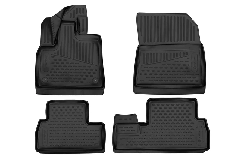 Element For Citroen Berlingo III Multispace / Peugeot Rifter / Toyota ProAce City K9 2018 - 4 pieces, black, adjustable mesuré au laser personnalisé