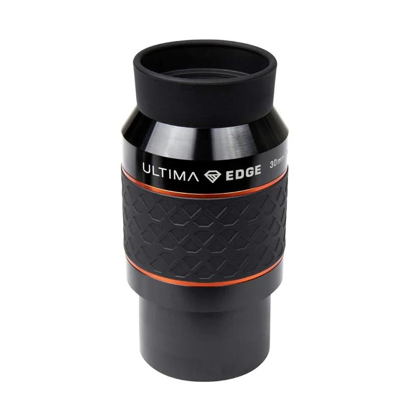 Celestron 93454 Ultima Edge 30mm Parfocal Ultra Flat Field Eyepiece Designed for 2" Focusers - Incredibly Crisp Views, Fully Multi-Coated Lens, Moulded Rubber Grip, Black