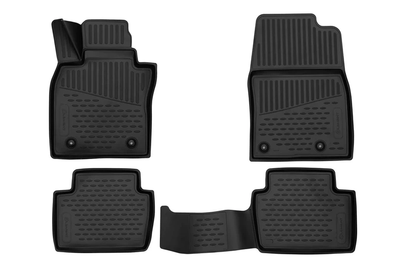 Element Floor Mats Rubber Mats for Mazda CX-30 2019 Onwards 4-Piece Black Adjustable Mesh Laser Personalized