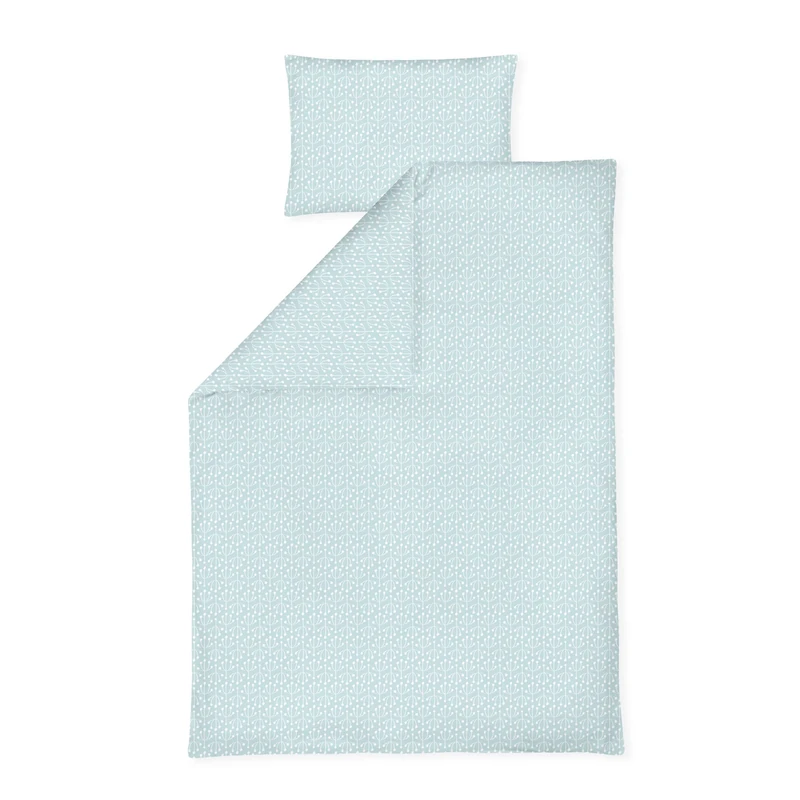 Julius Zöllner Jersey Children's Bed Linen 100 x 135 + 40 x 60 cm, 2-Piece Set Consisting of Duvet Cover and Pillowcase, 100% Jersey Cotton, with Zip, Standard 100 by Oeko-TEX, Planty - Image 1