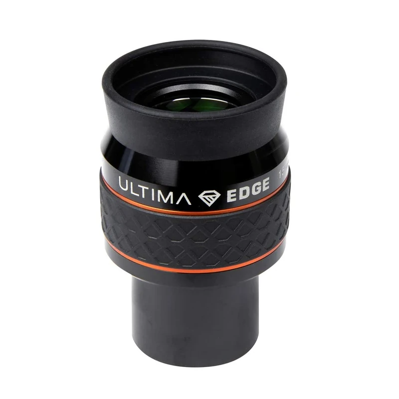 Celestron 93451 Ultima Edge 15mm Parfocal Ultra Flat Field Eyepiece Designed for 1.25" Focusers - Incredibly Crisp Views, Fully Multi-Coated Lens, Moulded Rubber Grip, Black