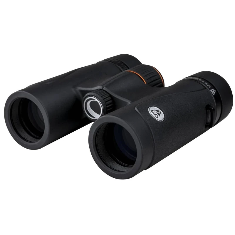 Celestron 71401 TrailSeeker ED 8 x 32 Roof Prism Binocular, Fully Broadband Multi-Coated Lens, BaK-4 Prism Glass, Black