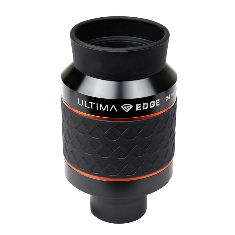 Celestron 93453 Ultima Edge 24mm Parfocal Ultra Flat Field Eyepiece Designed for 1.25" Focusers - Incredibly Crisp Views, Fully Multi-Coated Lens, Moulded Rubber Grip, Black
