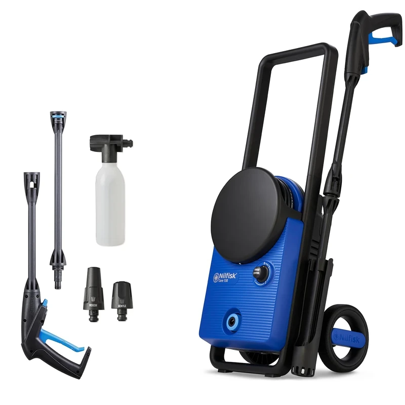 Nilfisk Core 130 Pressure Washer with Power Control - EU PLUG (1500 W)