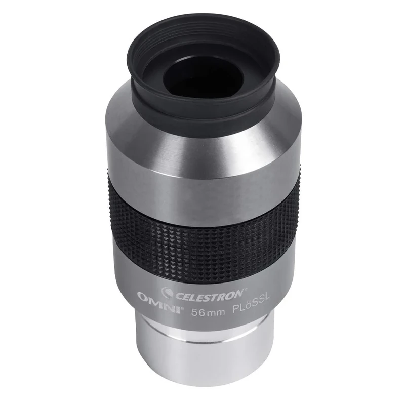 Celestron 93328 Omni 2" Eyepiece with 56 mm Ultra-Long Focal Length and Superior Light Transmission - Suitable for Viewing Deep Sky Star Clusters, Nebulae and Galaxies, Silver/Black